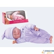 Dolls World - Sleepy baby 30 cm-es puhatestű baba/2 féle