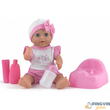 Dolls World - Baby Dribbles 25 cm-es baba (iszik-pisil, + kiegészítők)