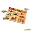 Melissa&Doug - Hangos Puzzle, Járművek (725)