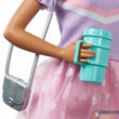 Mattel - Barbie Princess Adventure baba lila ruhás (GML68/GML69)