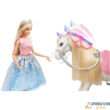 Mattel - Barbie Princess Adventure játékszett táncoló többfunkciós lóval (GML79)