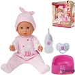 Dolls World - Interaktív baba, 46 cm, alvós szemű