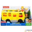 Fisher Price - Little People Vidám Iskolabusz 30cm-es GXR97 - Mattel