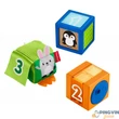 Fisher Price - Változatos anyagú állatos kockák GJW13 - Mattel