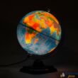 Belma Globe -  Földgömb 25cm duo, növényzet színezéssel -  átvilágítós (300300)