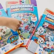 Melissa&Doug - Kreatív játék, Pufi matrica füzet, Mancs őrjárat, Kaland öböl 33256