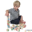Melissa&Doug - fa készségfejlesztő játék, abc és számok (1900K)