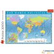 Trefl - Puzzle 2000db-os A világ politikai térképe (27099)