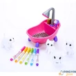 Washimals Kimosható állatkák játékszett káddal - Crayola