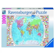 Ravensburger - Puzzle 1000 db - Világtérkép 19633