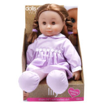 Dolls World - Lily: 41 cm alvós szemű, fésülhető baba