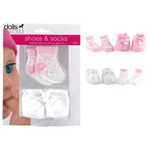 Dolls World - Cipő+zokni 46cm-es babákhoz