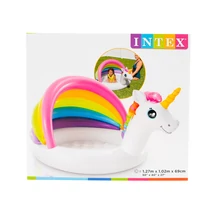 INTEX - Bébi medence unikornis 127x102cm