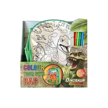 Grafix - Dínós kifesthető táska 5 filctollal