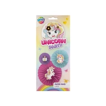 Unikornis parti dekoráció, 3 db 750019