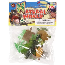 Teknősök 5-9,5 cm, 4 db és 2 kiegészítő