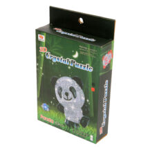 3D világító kristály puzzle - panda 53 db-os