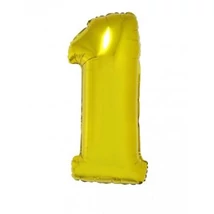 1-es szám fólia lufi 102cm