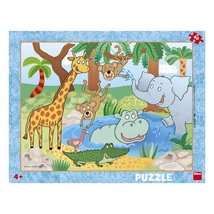 Dino - Puzzle 40 db - Állatkert (322233)