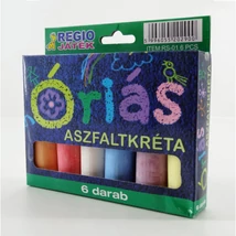 6 darabos aszfaltkréta