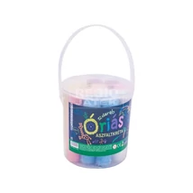 12 darabos aszfaltkréta vödörben