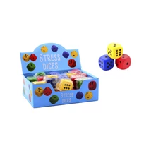 Sztresszoldó dobókocka  4 cm  4 szín 24246