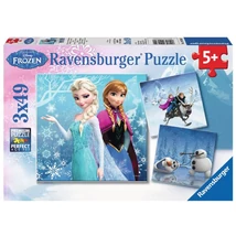 Ravensburger - Jégvarázs puzzle 3x49db-os