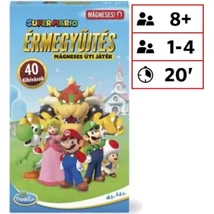 Thinkfun-Super Mario Érmegyűjtés mágneses úti játék 09290