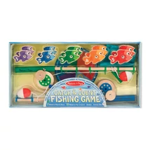 Melissa&Doug - Fa Készségfejlesztő Játék, Mágneses-Számos Horgászat (5149)