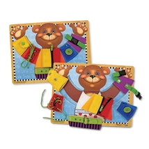 Melissa&Doug - Tanuló Maci - Öltözködés (3784)-Ken