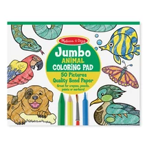Melissa&Doug - Kreatív Játék, Jumbo Színező, Állatok (4200K)