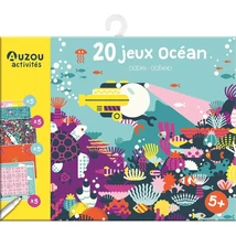 Auzou - Letörölhető fejtörő feladatkártyák Óceán(Auzou3036)
