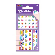 Avenir - Csillogó körömmatrica szett,virágok NA198177