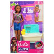 Mattel - Barbie skipper bébiszitter játékszett afro lánnyal (FHY97/FXH06)
