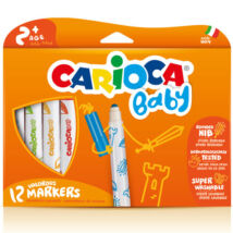 Carioca - Színes bébi filctoll 12db-os szett kimosható (42814)