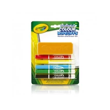 Crayola - 5db táblafilc törlő szivaccsal
