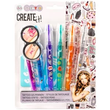 Create It - Illatos tetováló filctoll 6 darabos készlet