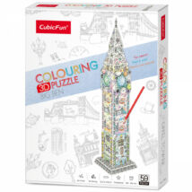 Cubic Fun 3D puzzle kiszínezhető Big Ben 59db-os P699h
