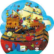 Djeco - Formadobozos puzzle - Barbarossa hajója - Barbarossa's Boat 7241