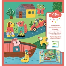 Djeco - Állatos matricázó 9071