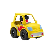 Fisher Price - Little people - sárga autó 8cm-es GMJ26 - Mattel