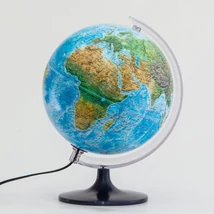 Belma Globe -  Földgömb 25cm duo, növényzet színezéssel -  átvilágítós (300300)
