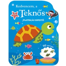 Kedvenceim a teknős matricás kifestő