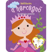 Kedvencem,a hercegnő! matricás kifestő