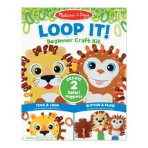 Melissa&Doug - Kreatív Játék Kezdőknek, Hurkold! Vadállatka Bábok (40186)