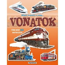 Milyen érdekes a világ matricás füzet -Vonatok