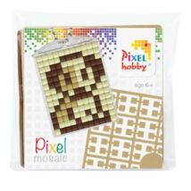 Pixel mini Kutyus kulcstartó-alap+3 szín 23017 - Pixelhobby