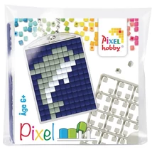 Pixel mini Delfin kulcstartó-alap+3 szín 23060-Ori