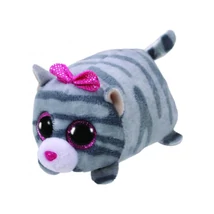 Plüss Teeny Ty figura Cassie szürke macska