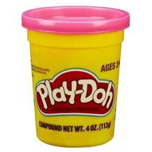 Hasbro - Play-Doh: Tégelyes gyurma 112 gr, 6 féle színben (kék, sárga, rózsaszín, kék, lila, zöld) (B6756)